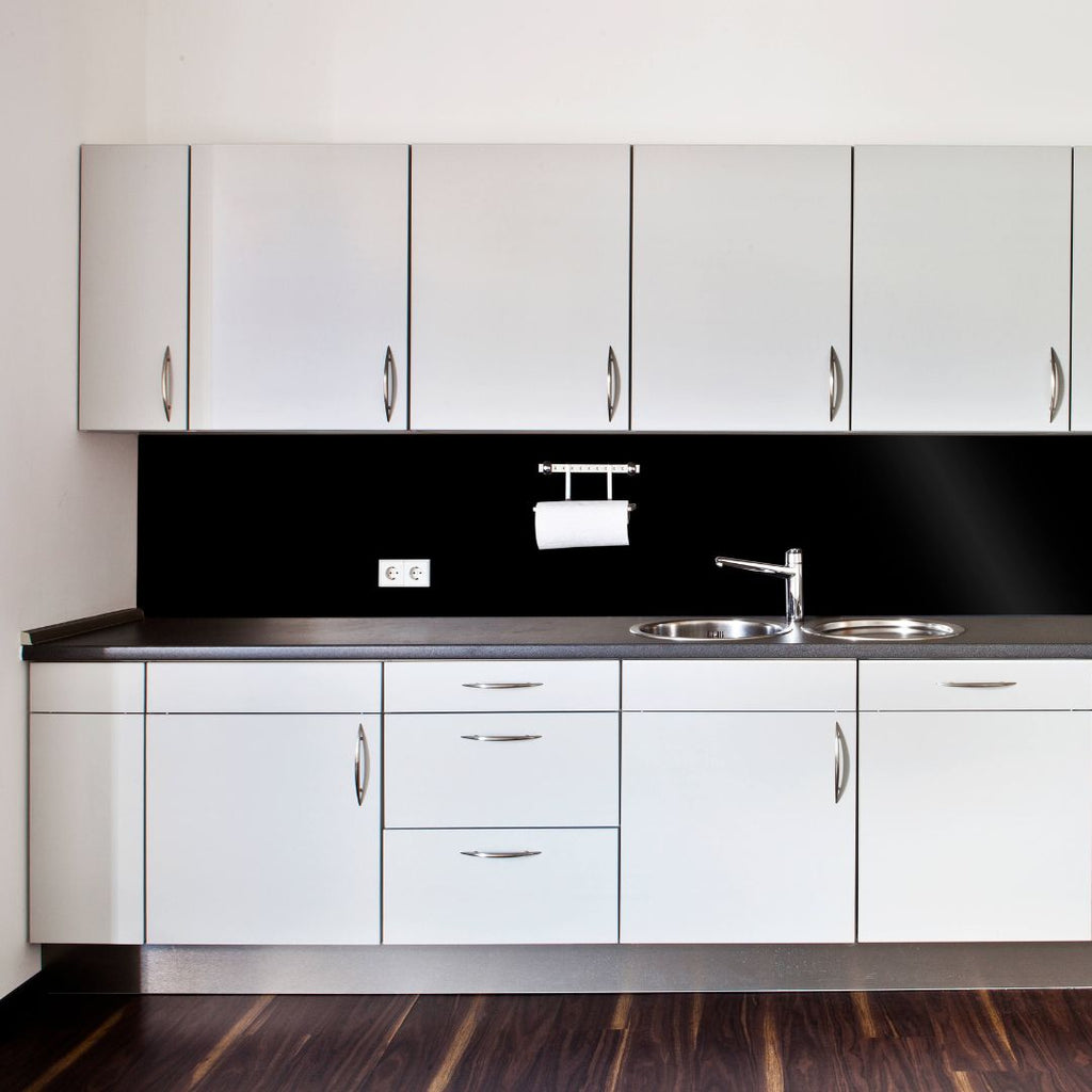 Küchenrückwand - Schwarz