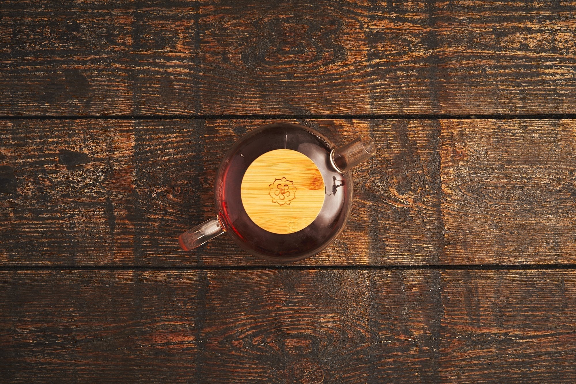 The Braganza Glas Teekanne